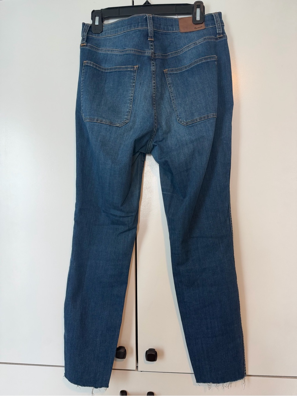 Madewell high rise sailor Jeans in Medium Blue Denim